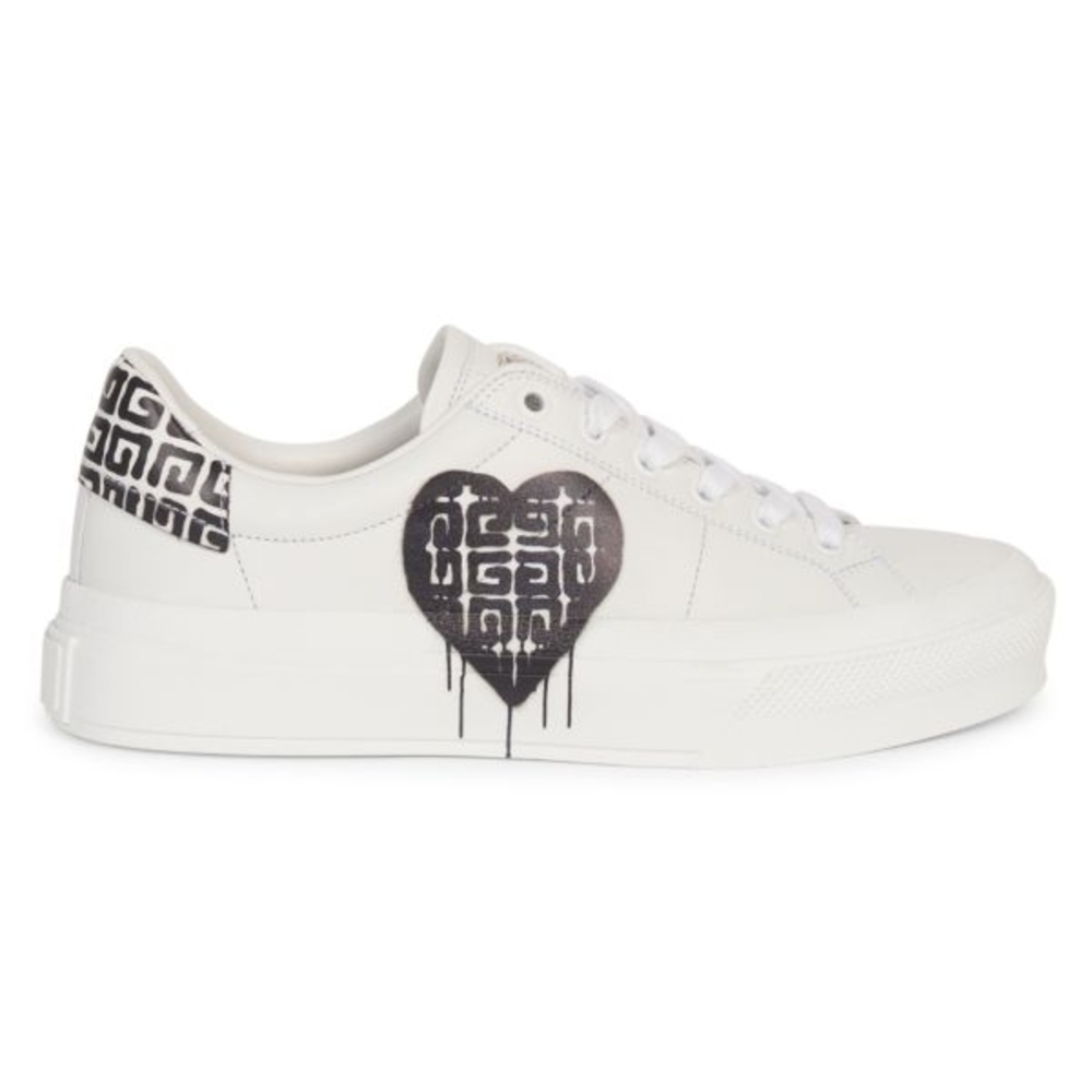 Givenchy X Chito City White & Black Court Sneakers